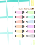 pastel highlighters, TheCoffeeMonsterzCo