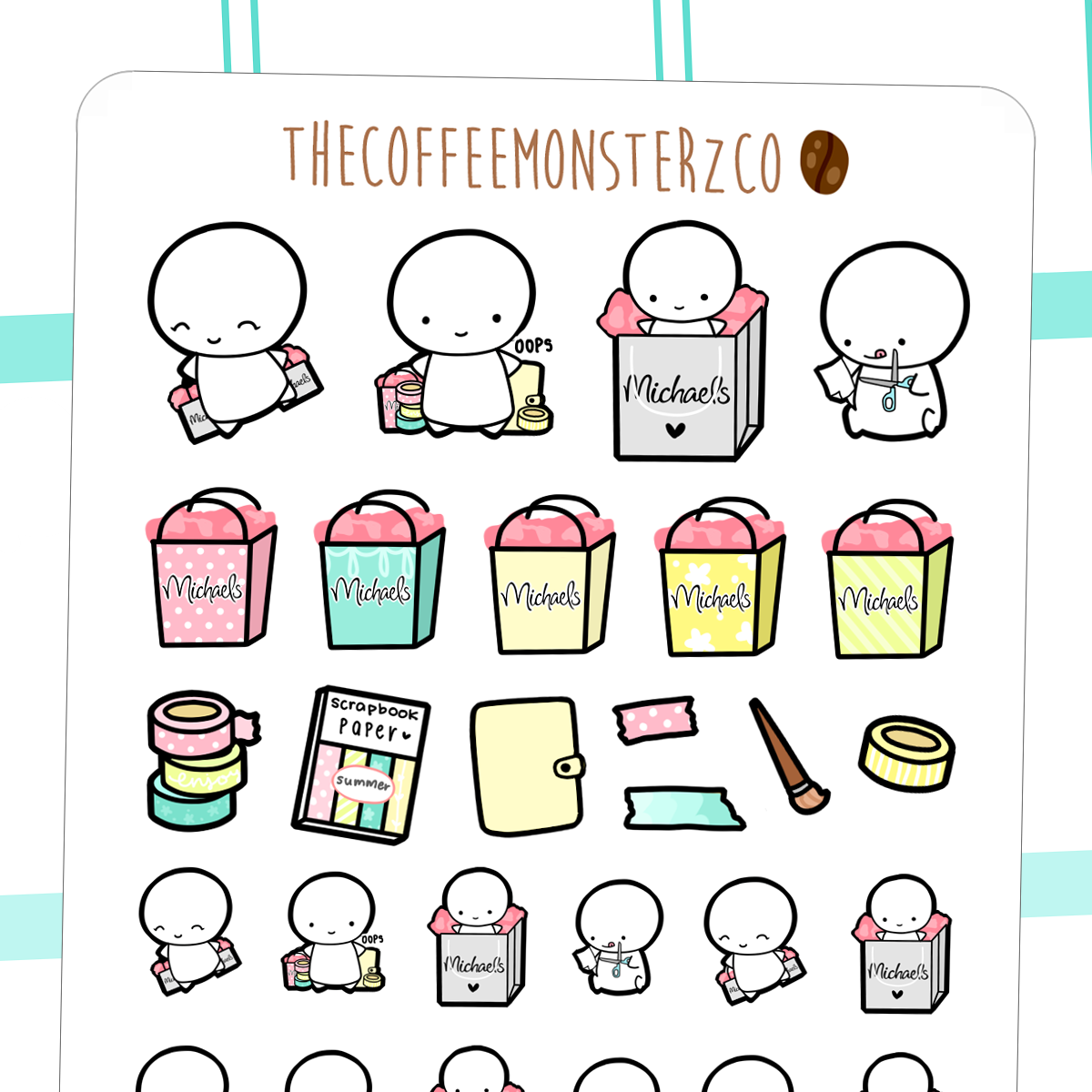 michaels emotis (shopping collection), TheCoffeeMonsterzCo