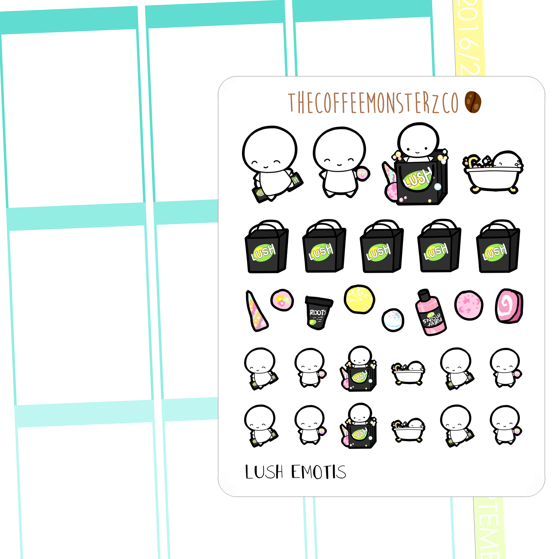 lush emotis (shopping collection), TheCoffeeMonsterzCo