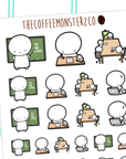 teacher emotis, TheCoffeeMonsterzCo