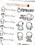 Wedding Countdown Emotis