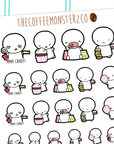 sweet tooth emotis, TheCoffeeMonsterzCo