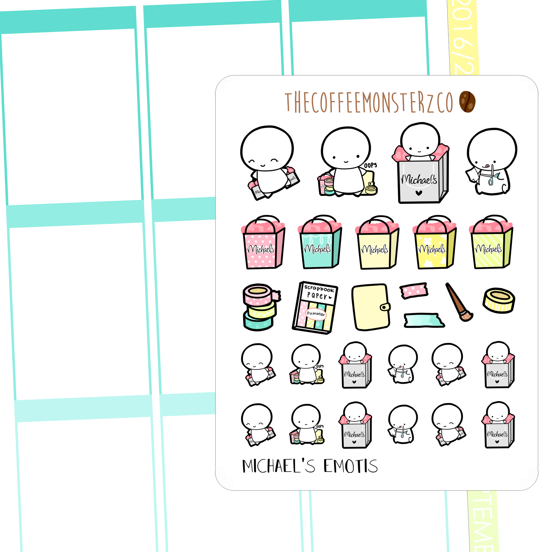 michaels emotis (shopping collection), TheCoffeeMonsterzCo