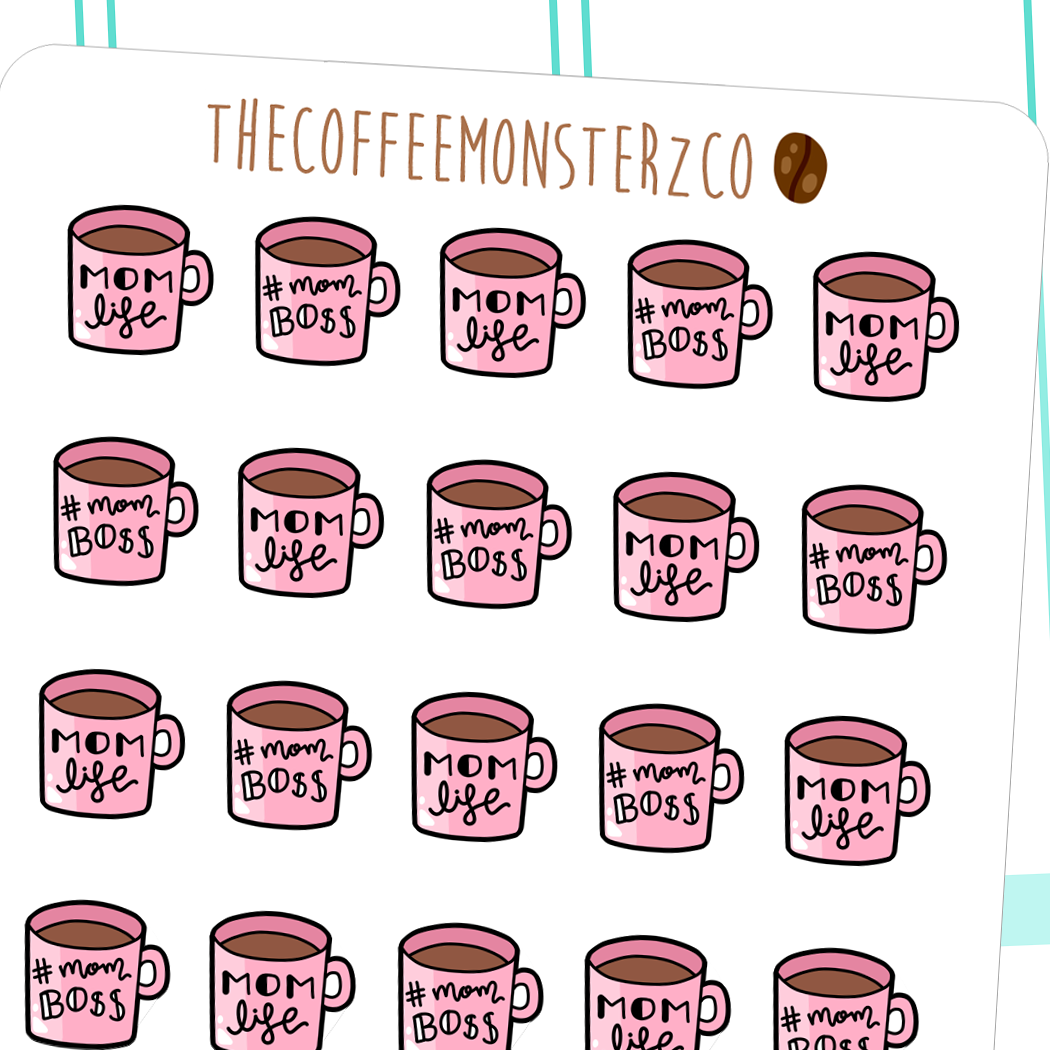 mom life mugs, TheCoffeeMonsterzCo