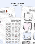 Classic Emotis Functional Stickers