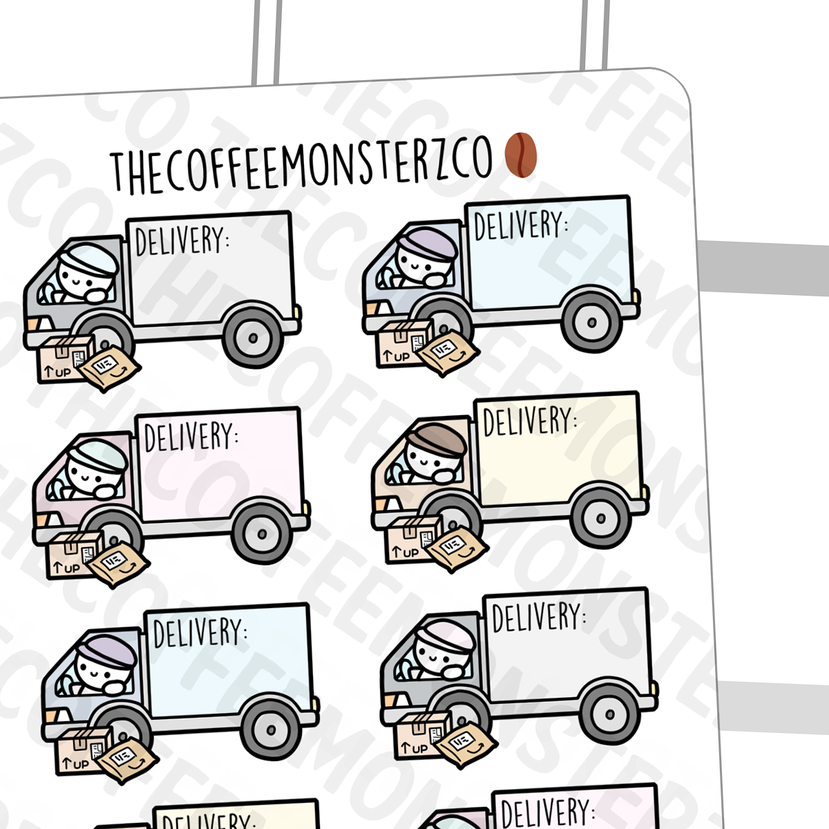 Delivery Truck Emotis