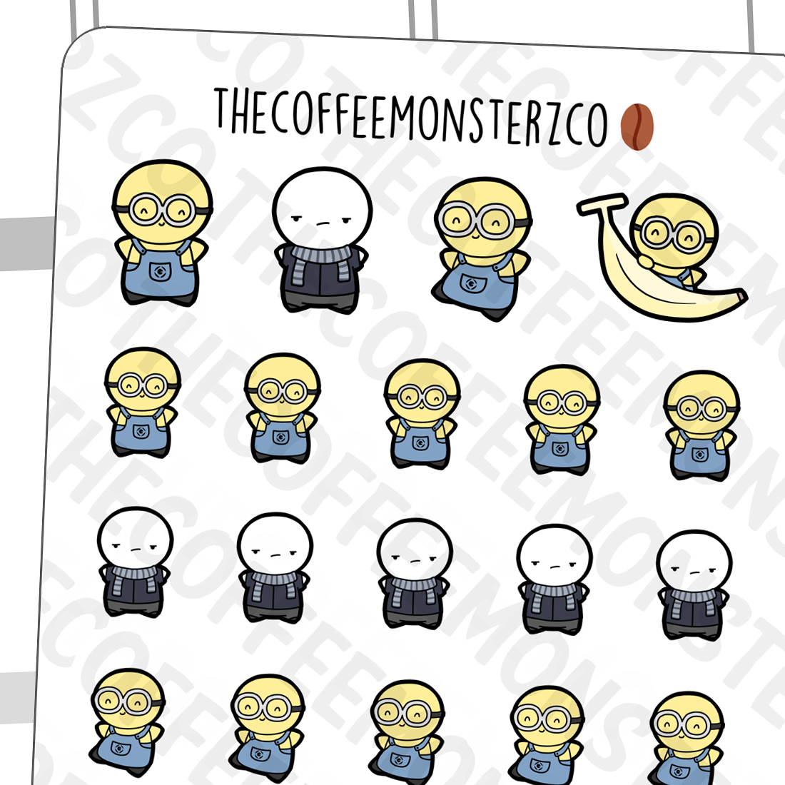 Minion Emotis - TheCoffeeMonsterzCo