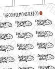 Feeling Down Doodles - TheCoffeeMonsterzCo