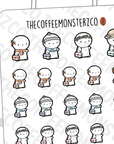 Seasonal Walking Emotis - TheCoffeeMonsterzCo