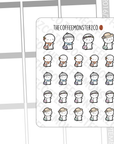 Seasonal Walking Emotis - TheCoffeeMonsterzCo