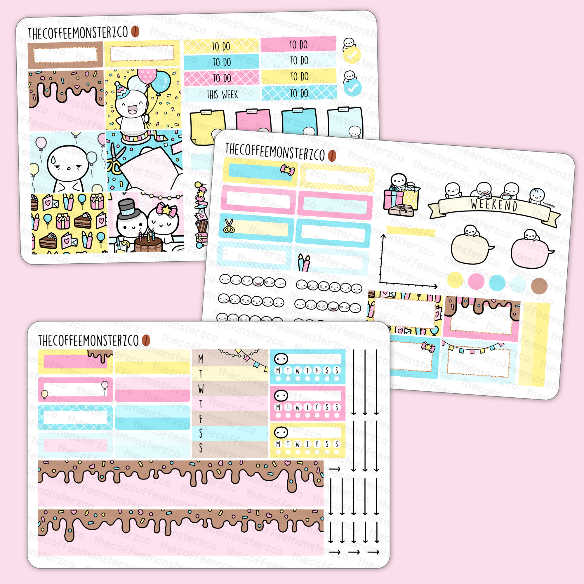 Birthday Bash Hobonichi Cousin Kit