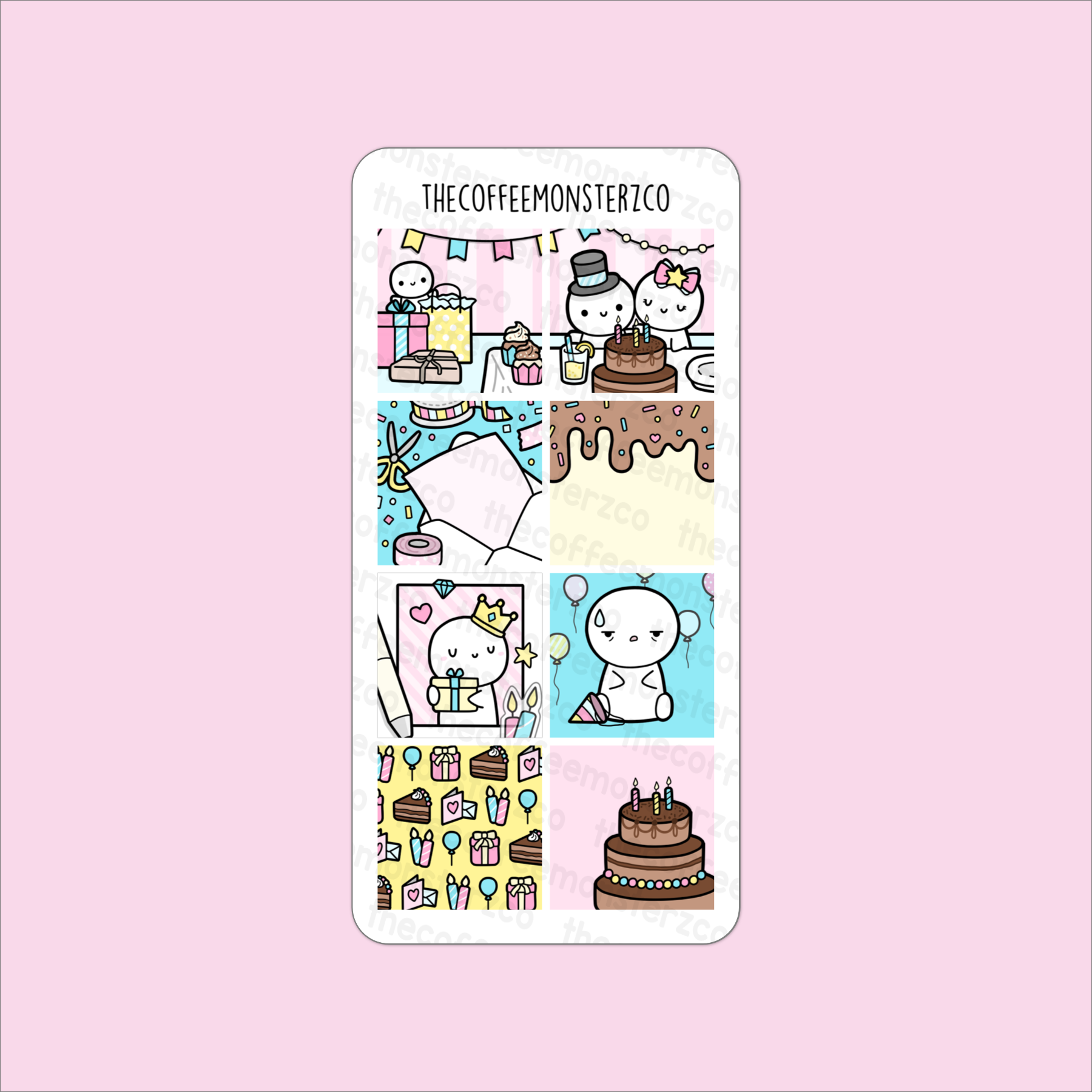 Birthday Bash Hobonichi Weeks Kit