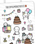 Large Birthday Bash Doodles