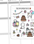 Large Birthday Bash Doodles