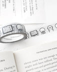 Book Nerd 2.0 Washi Tape - 15mm