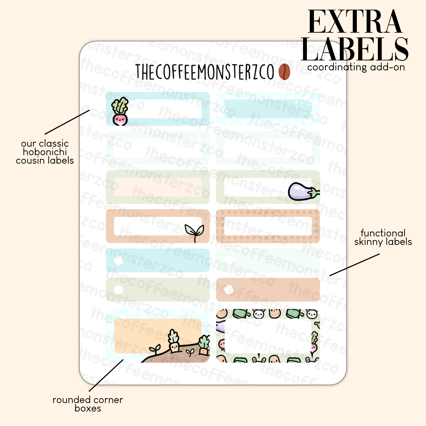 2023 Coordinating Add-ons - Extra Labels - Part 1