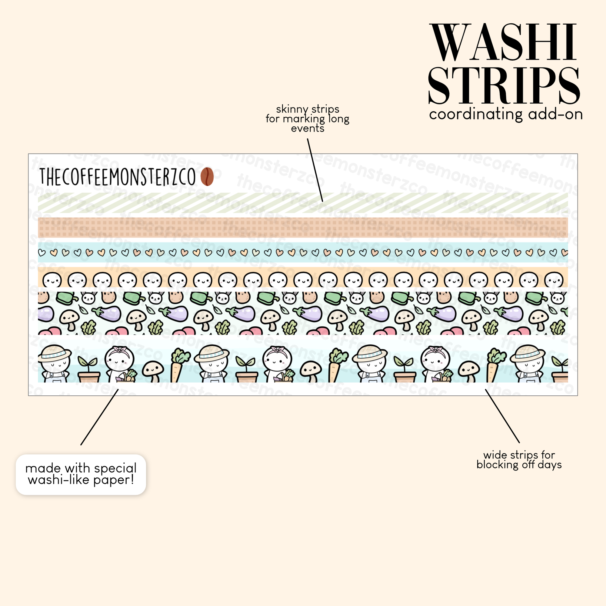 2023 Coordinating Add-ons - Washi Strips - Part 1