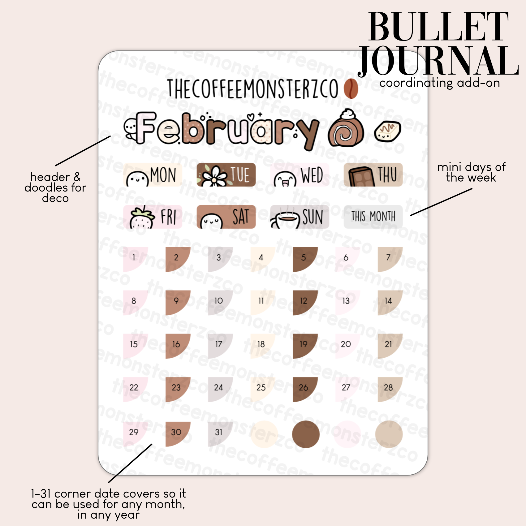 2023 Coordinating Add-ons - Bullet Journal - Part 1