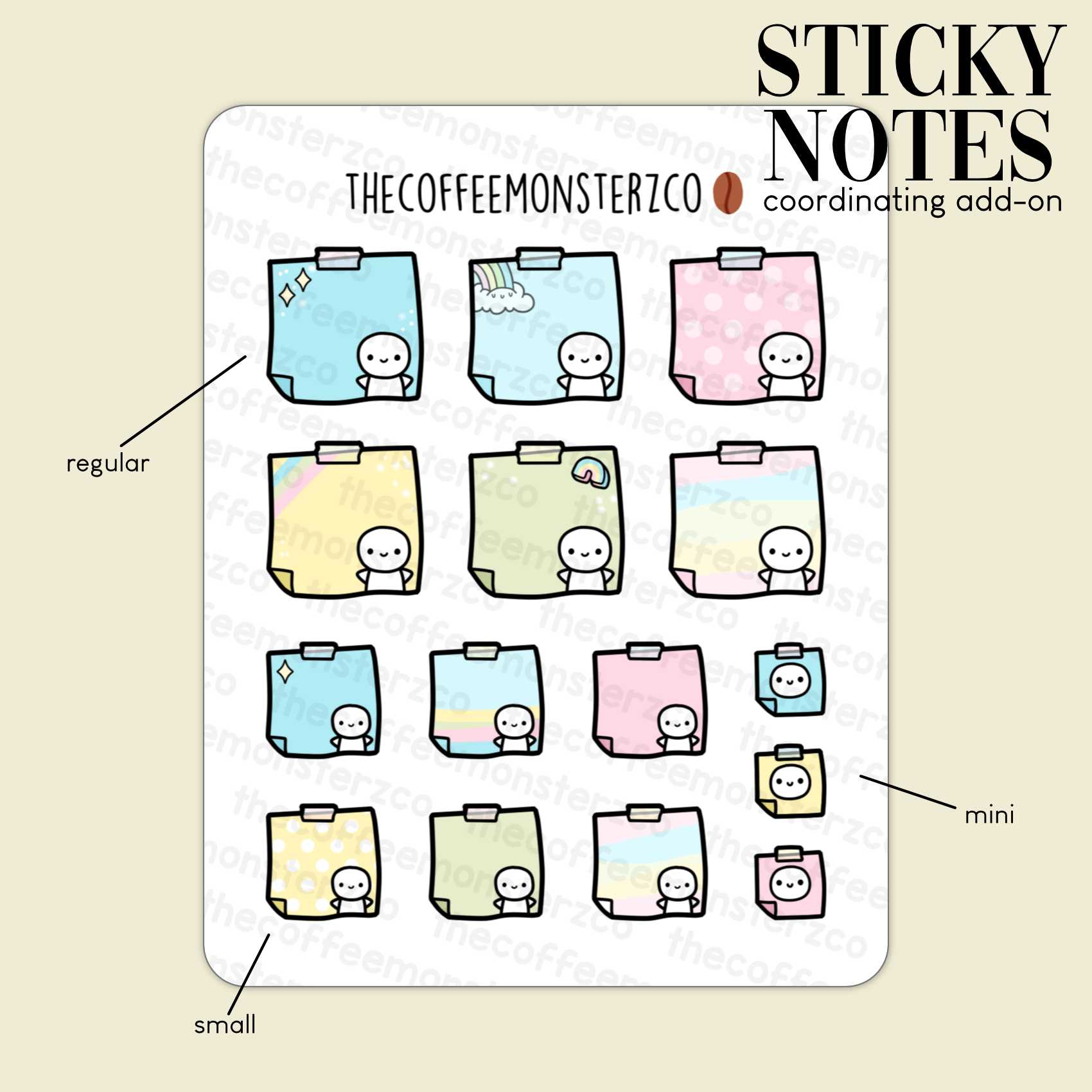 2023 Coordinating Add-ons - Sticky Notes - Part 1