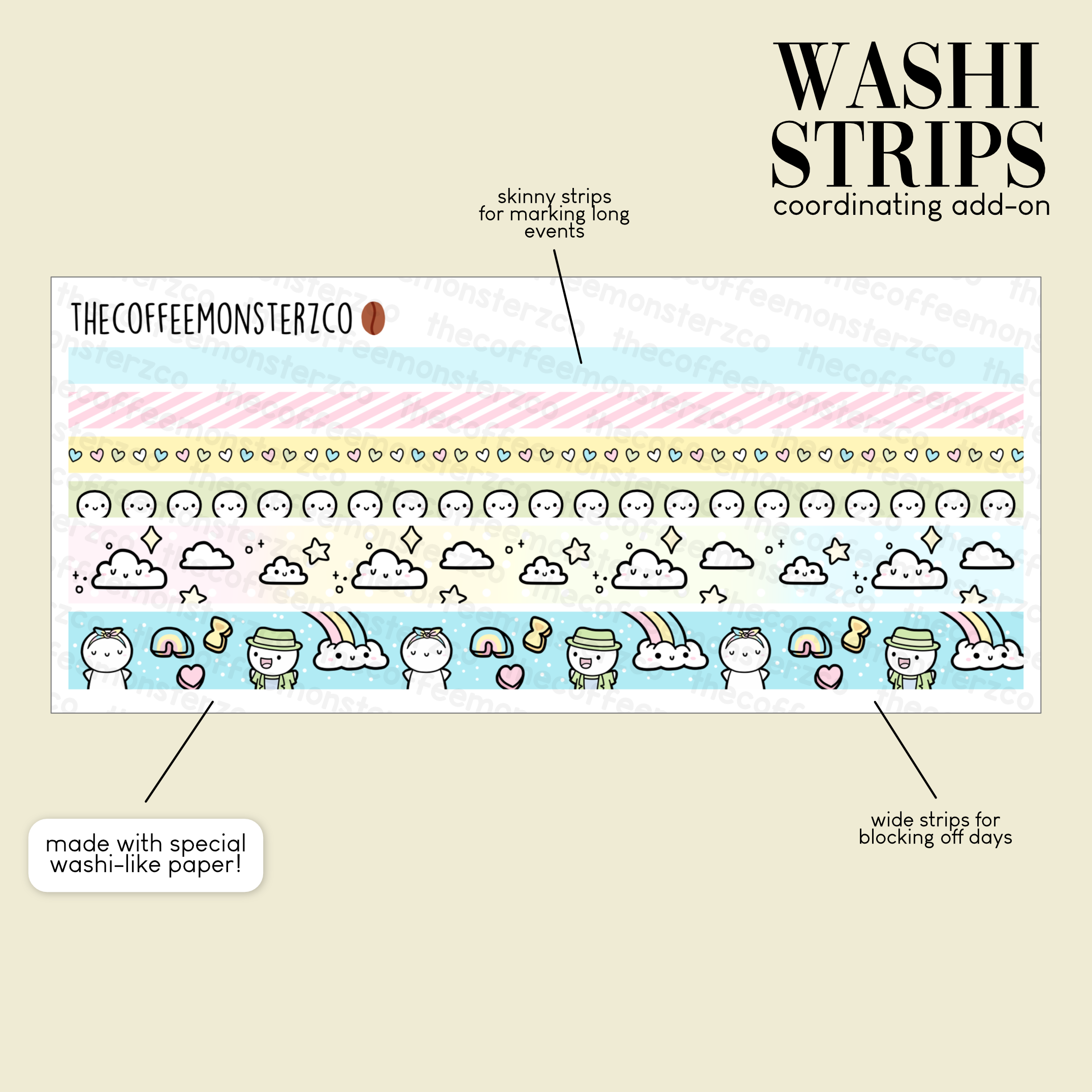 2023 Coordinating Add-ons - Washi Strips - Part 1