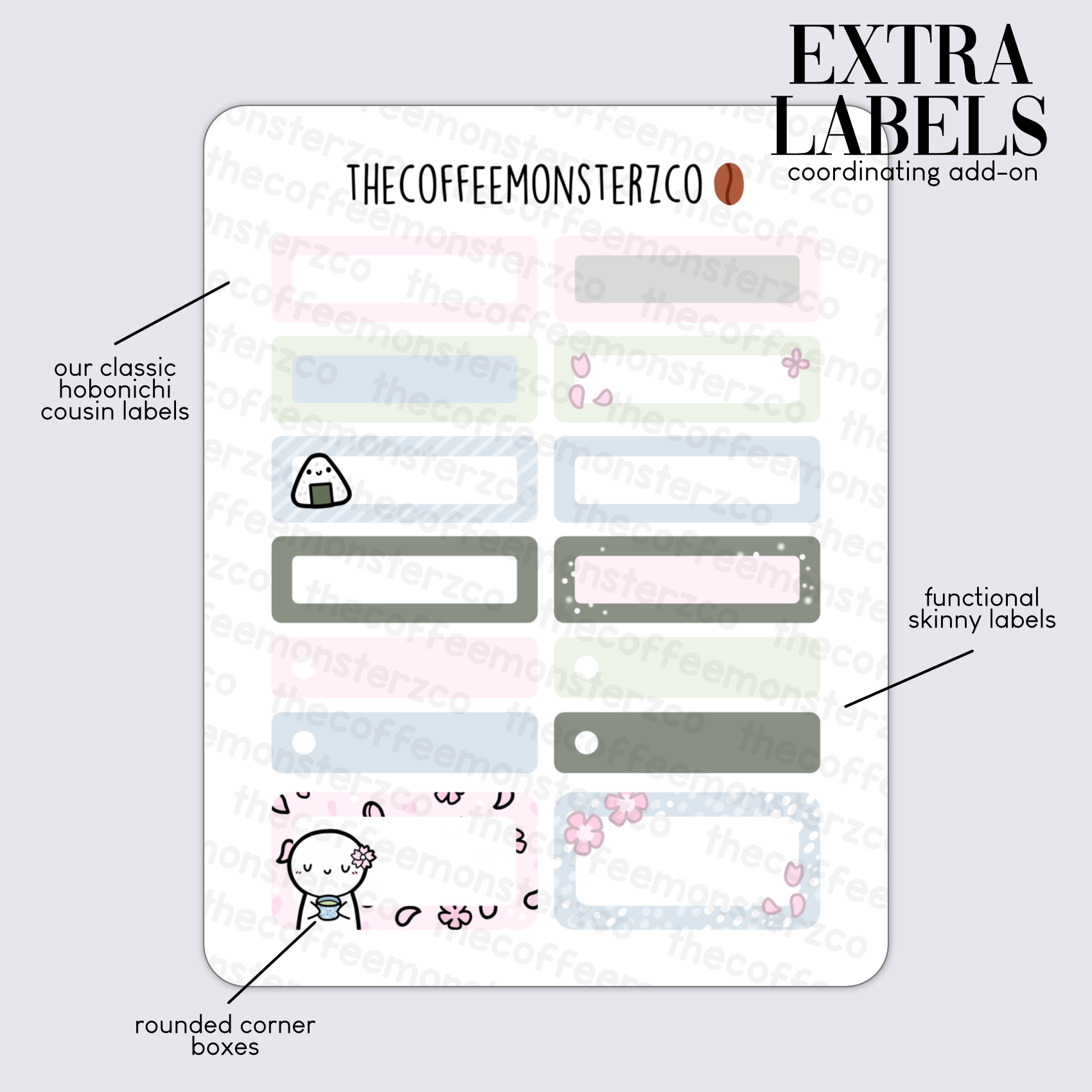 2023 Coordinating Add-ons - Extra Labels - Part 1