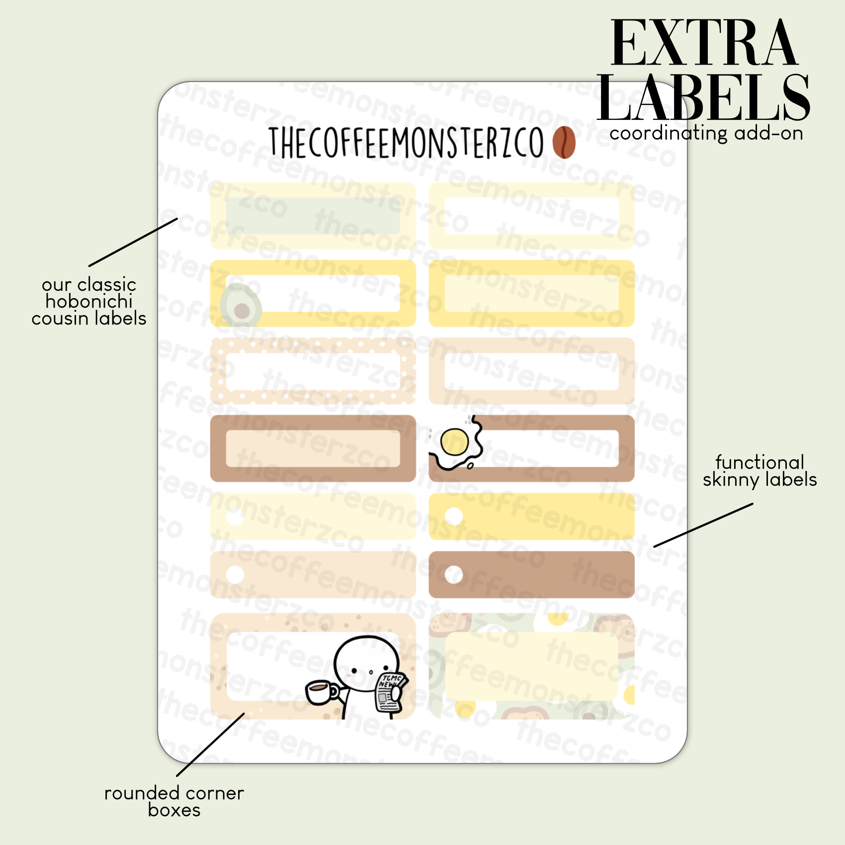 2023 Coordinating Add-ons - Extra Labels - Part 1