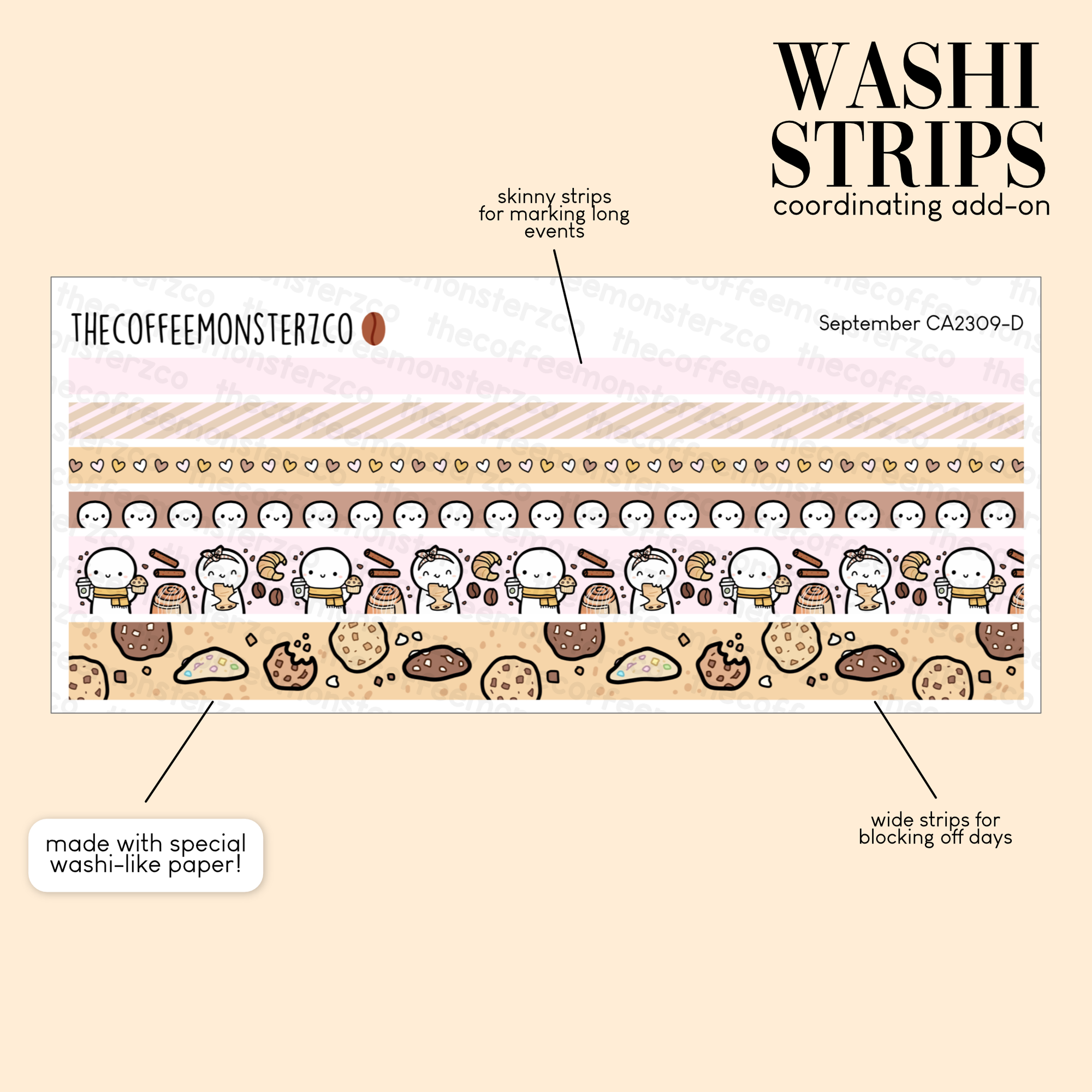 2023 Coordinating Add-ons - Washi Strips Part 2