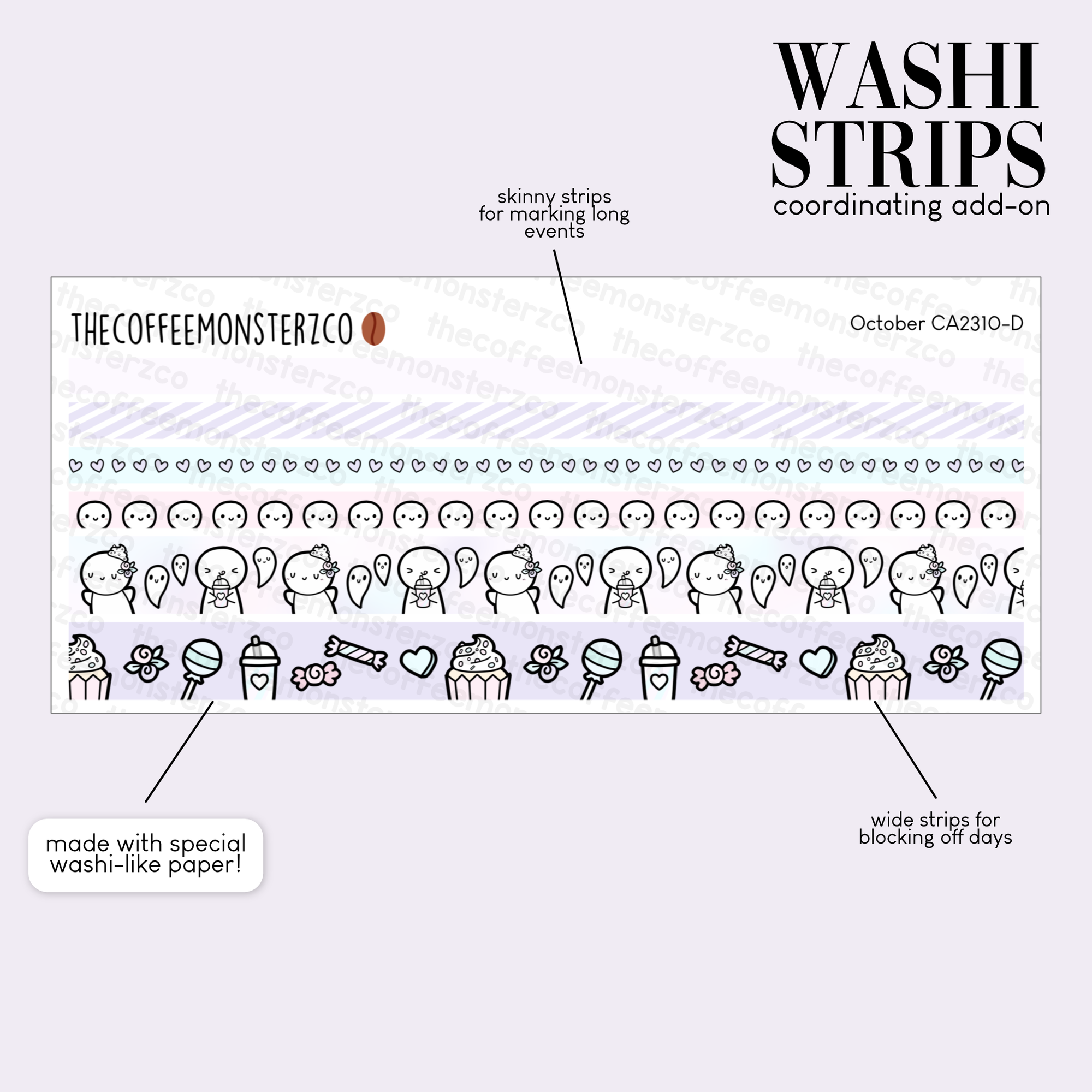 2023 Coordinating Add-ons - Washi Strips Part 2
