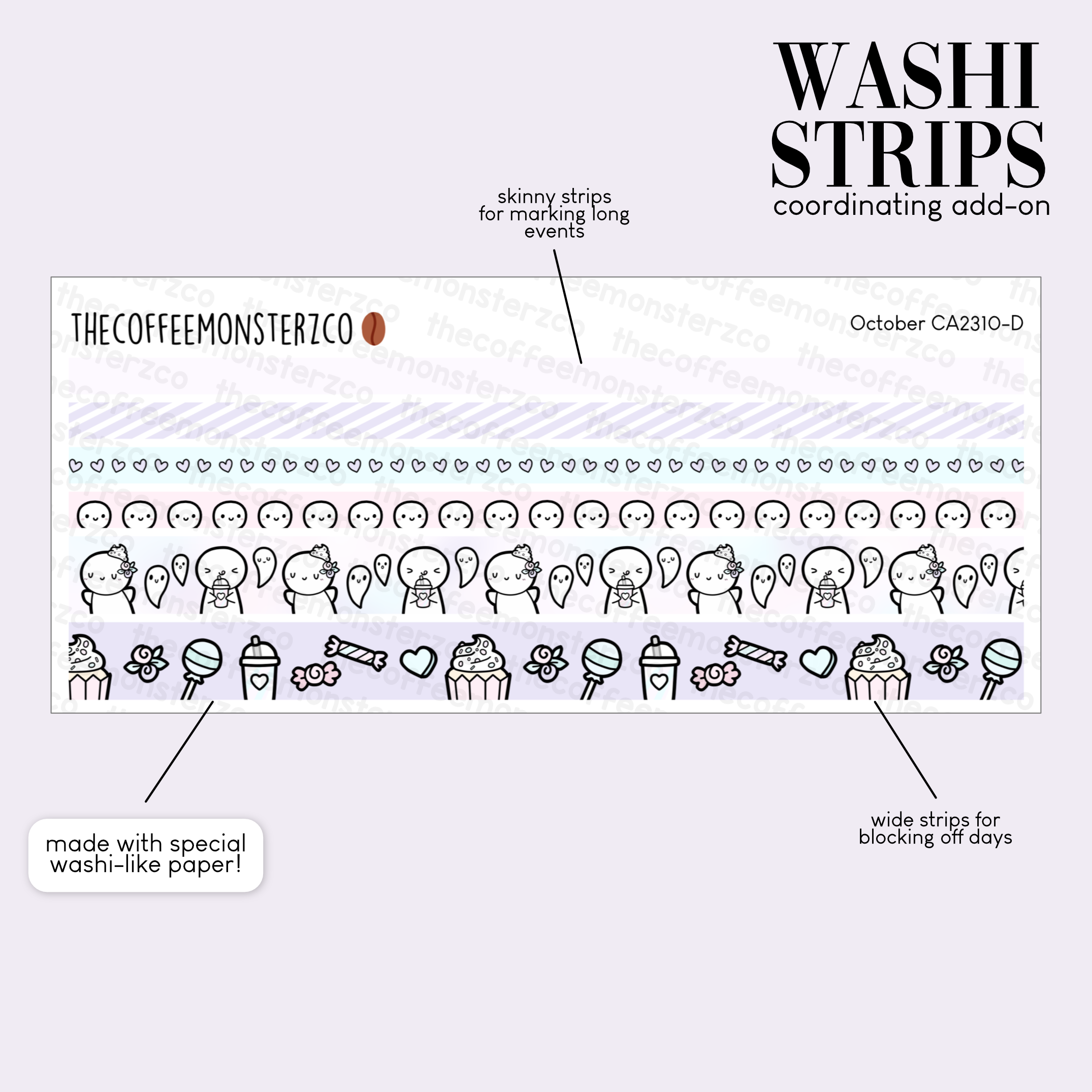 2023 Coordinating Add-ons - Washi Strips Part2