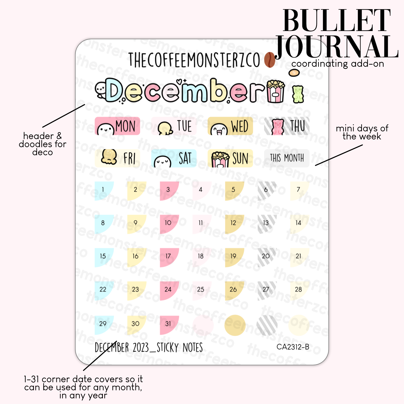 2023 Coordinating Add-ons - Bullet Journal - Part 2