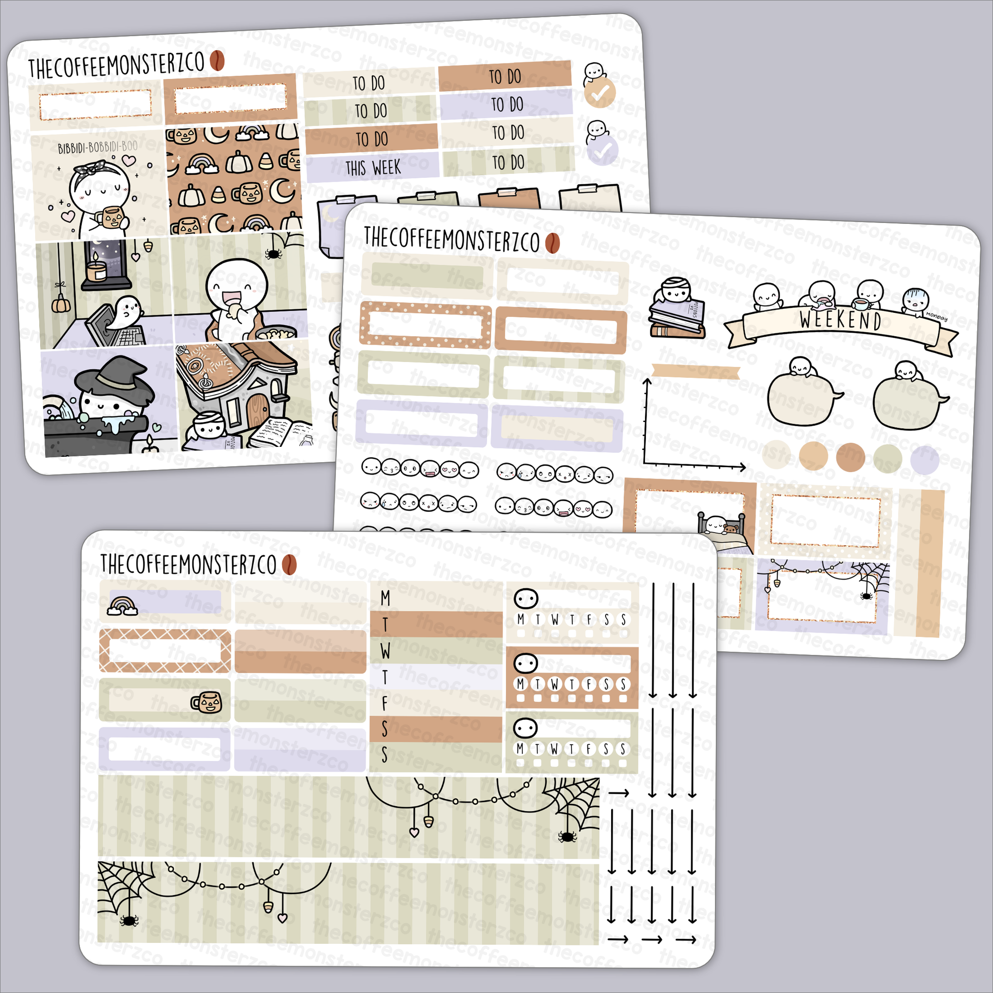 Cozy Halloween Hobonichi Cousin Kit