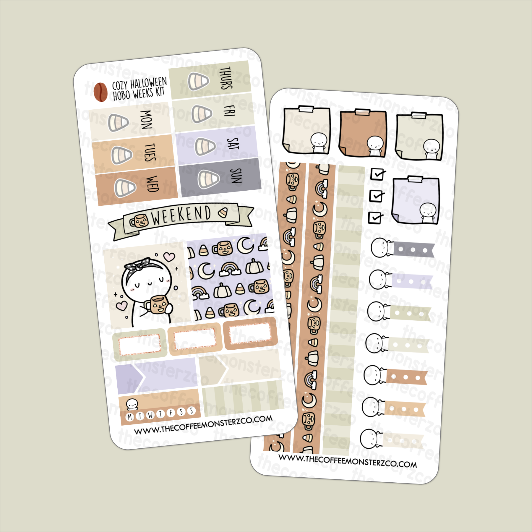 Cozy Halloween Hobonichi Weeks Kit