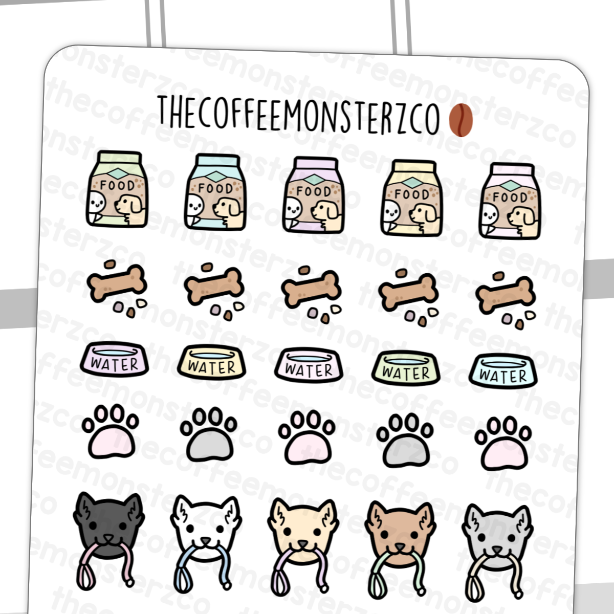 Master Artists Large Doodle Washi Stickers – TheCoffeeMonsterzCo