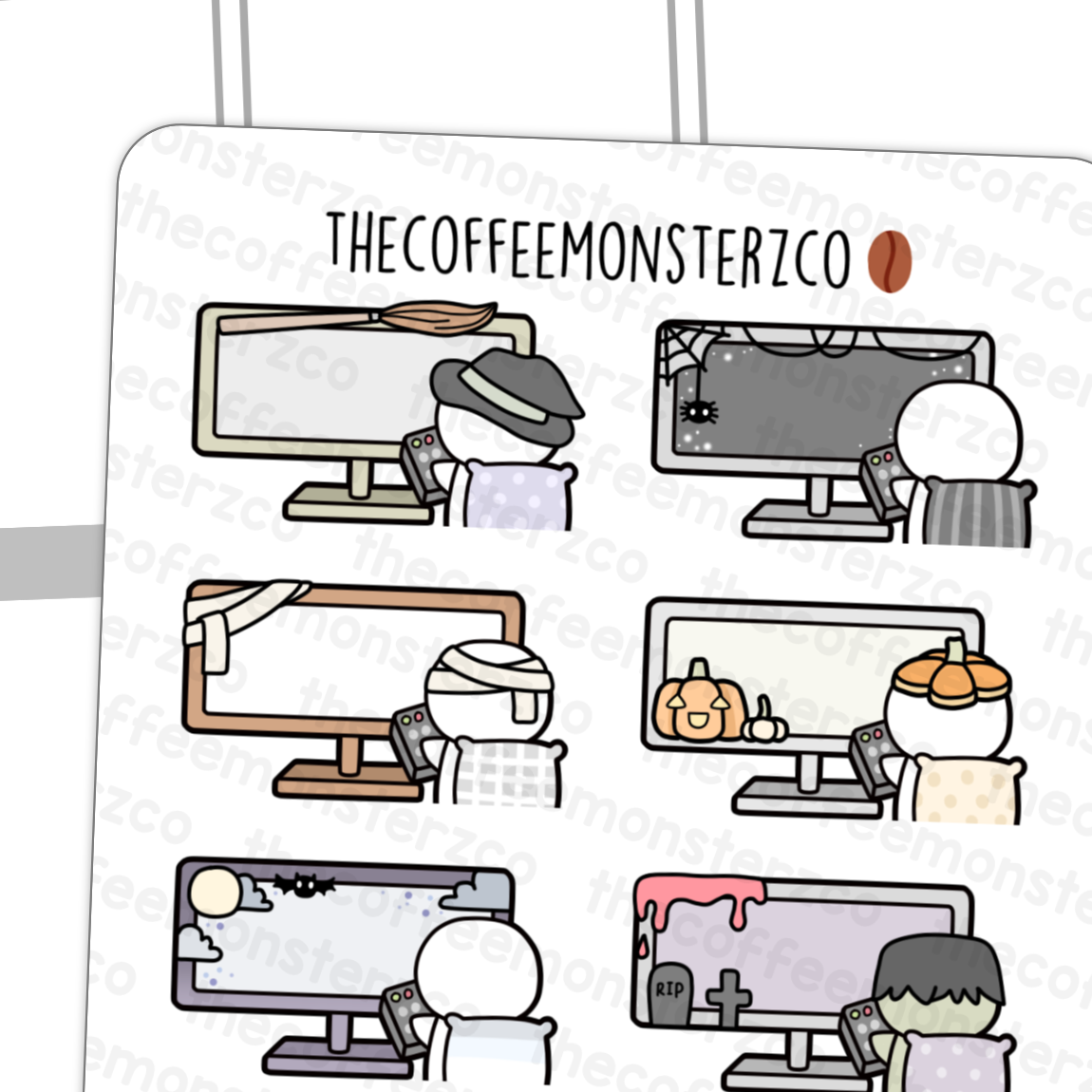 Halloween TV Emotis