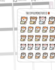 Fall Critters Working Emotis