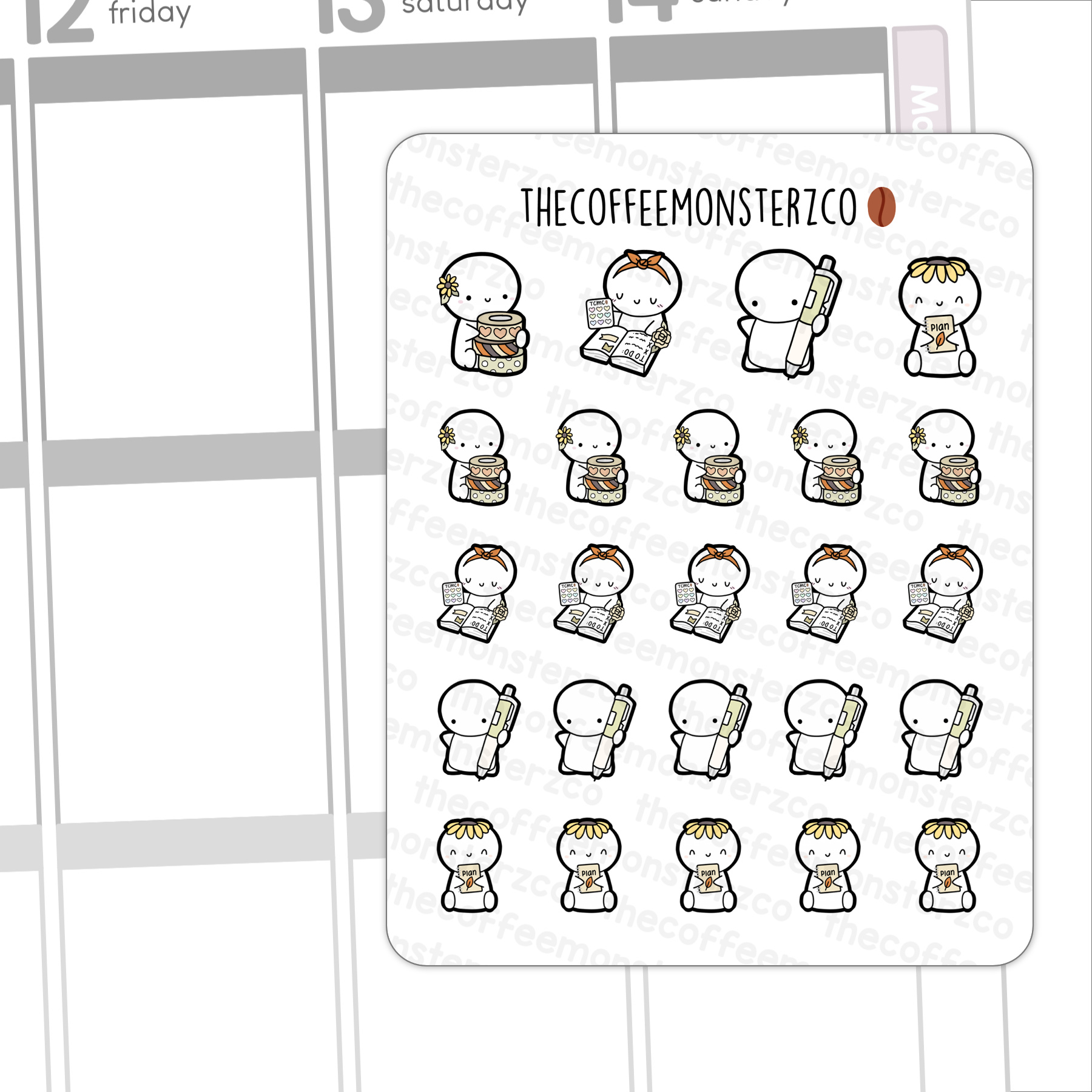 Fall Planning Time Emotis