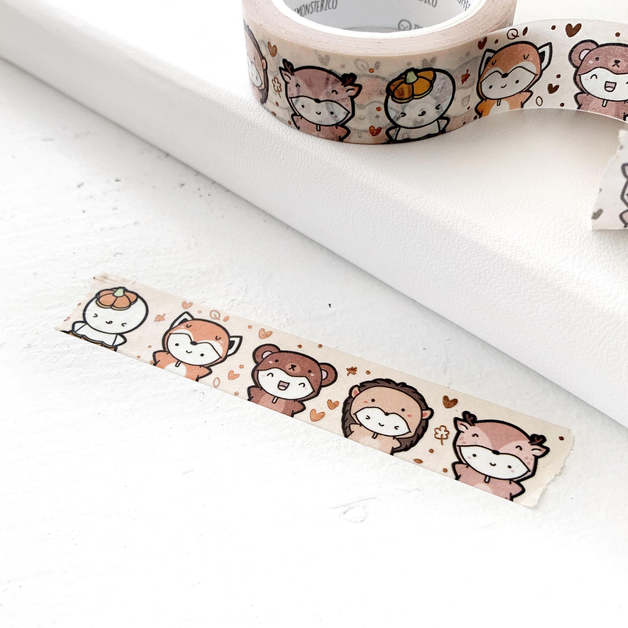 Brown Washi Tape Collection, Washi Tape, Cute Tape, Brown Gradient