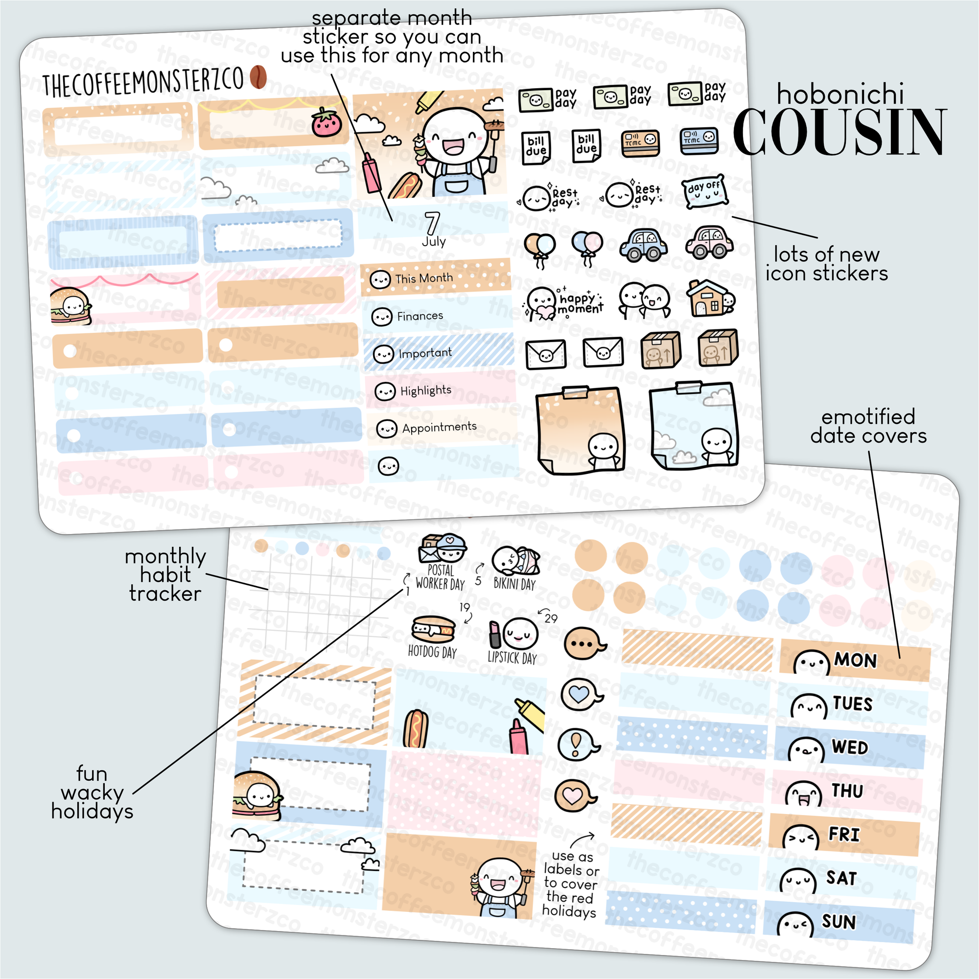 2023 Hobonichi Cousin Monthly Kits - Part 2