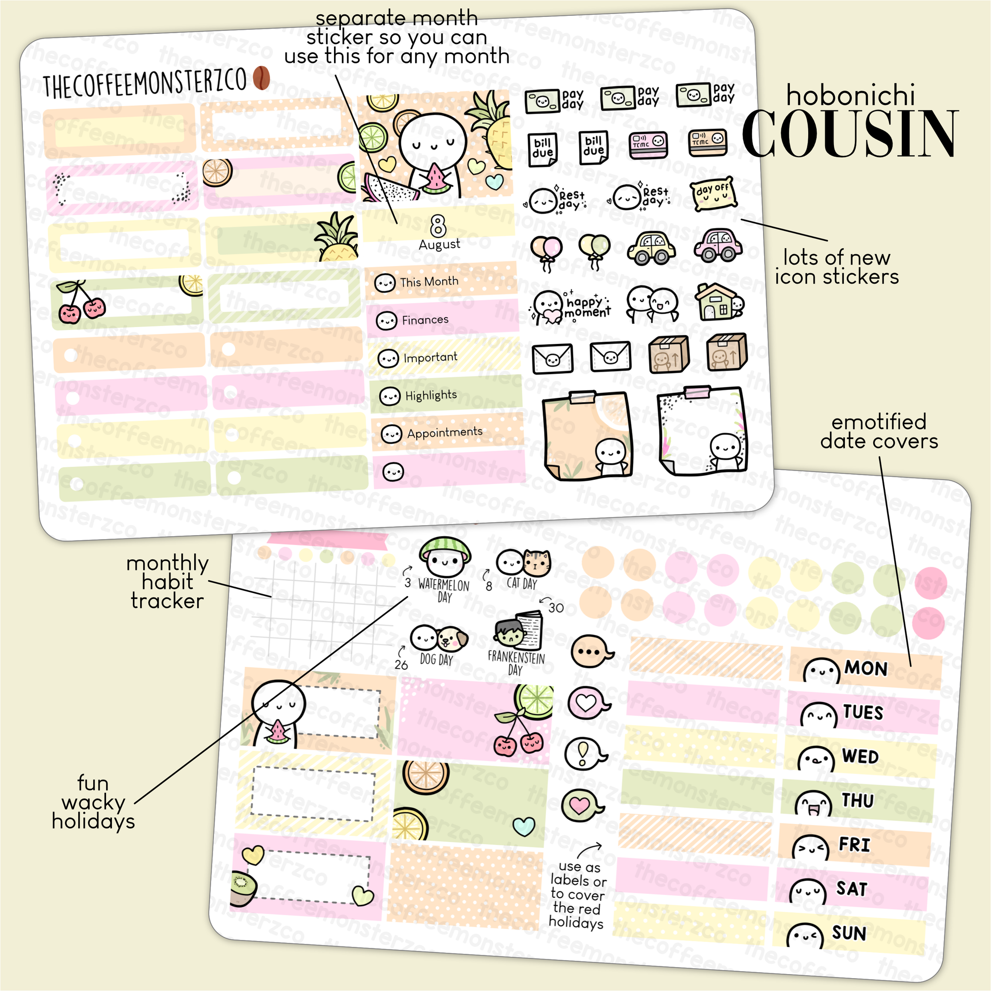 2023 Hobonichi Cousin Monthly Kits - Part 2