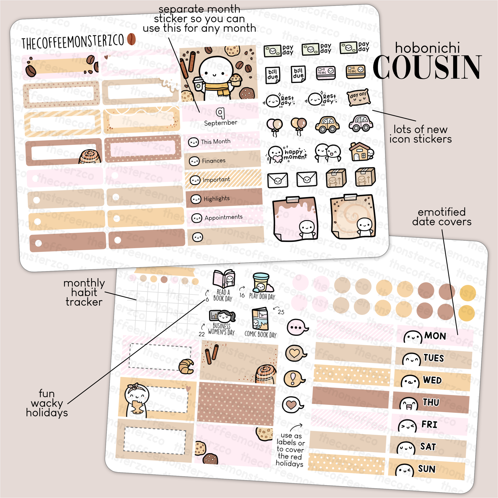 2023 Hobonichi Cousin Monthly Kits - Part 2