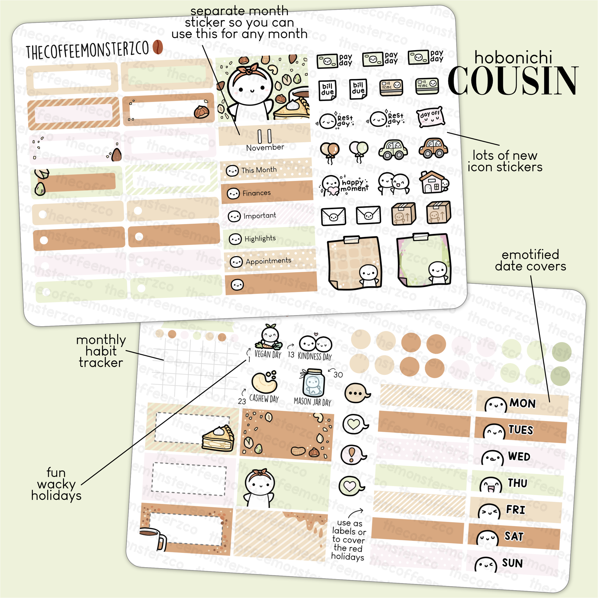 2023 Hobonichi Cousin Monthly Kits - Part 2