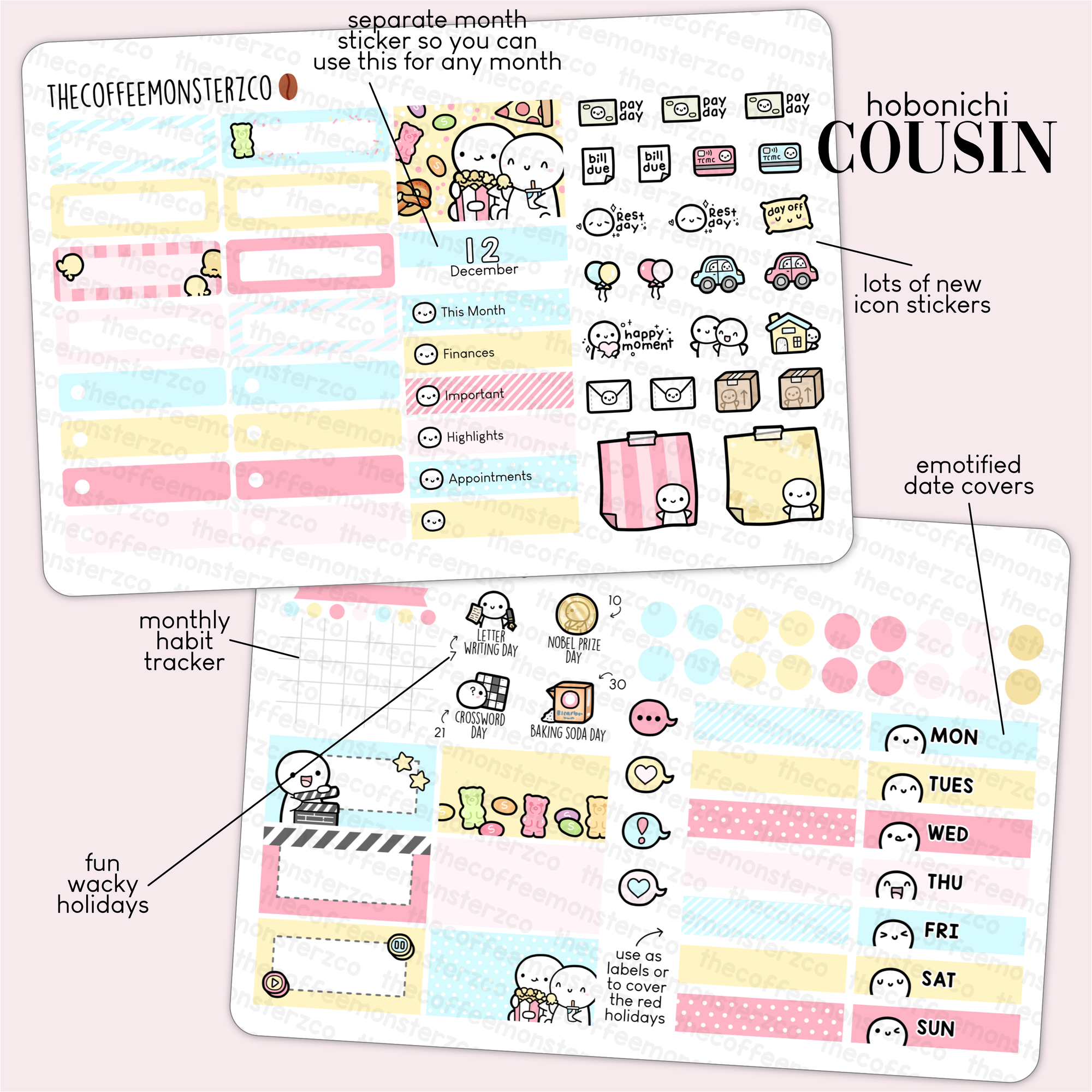 2023 Hobonichi Cousin Monthly Kits - Part 2