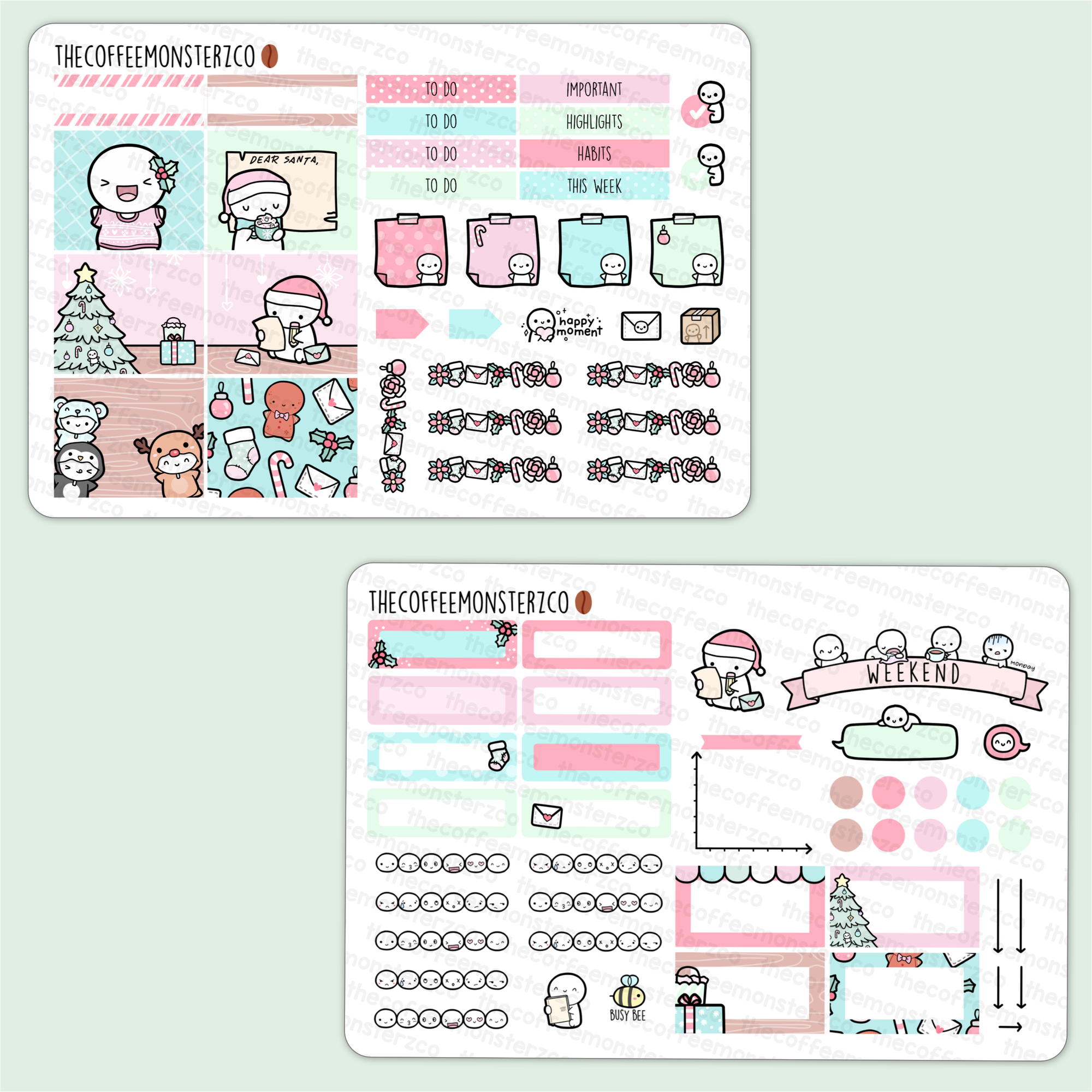 Holiday Cheer Hobonichi Cousin Kit