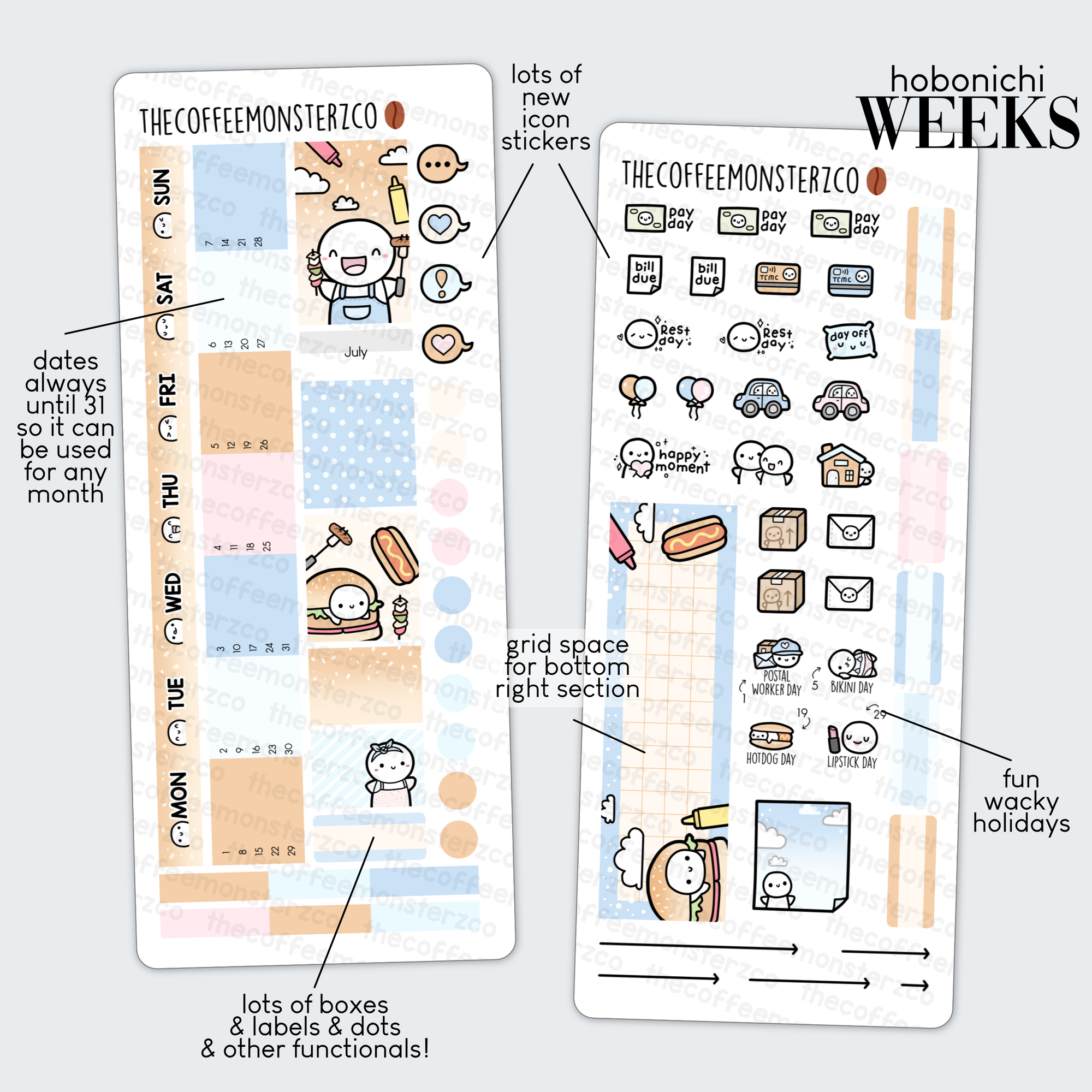 2023 Hobonichi Weeks Monthly Kits - Part 2