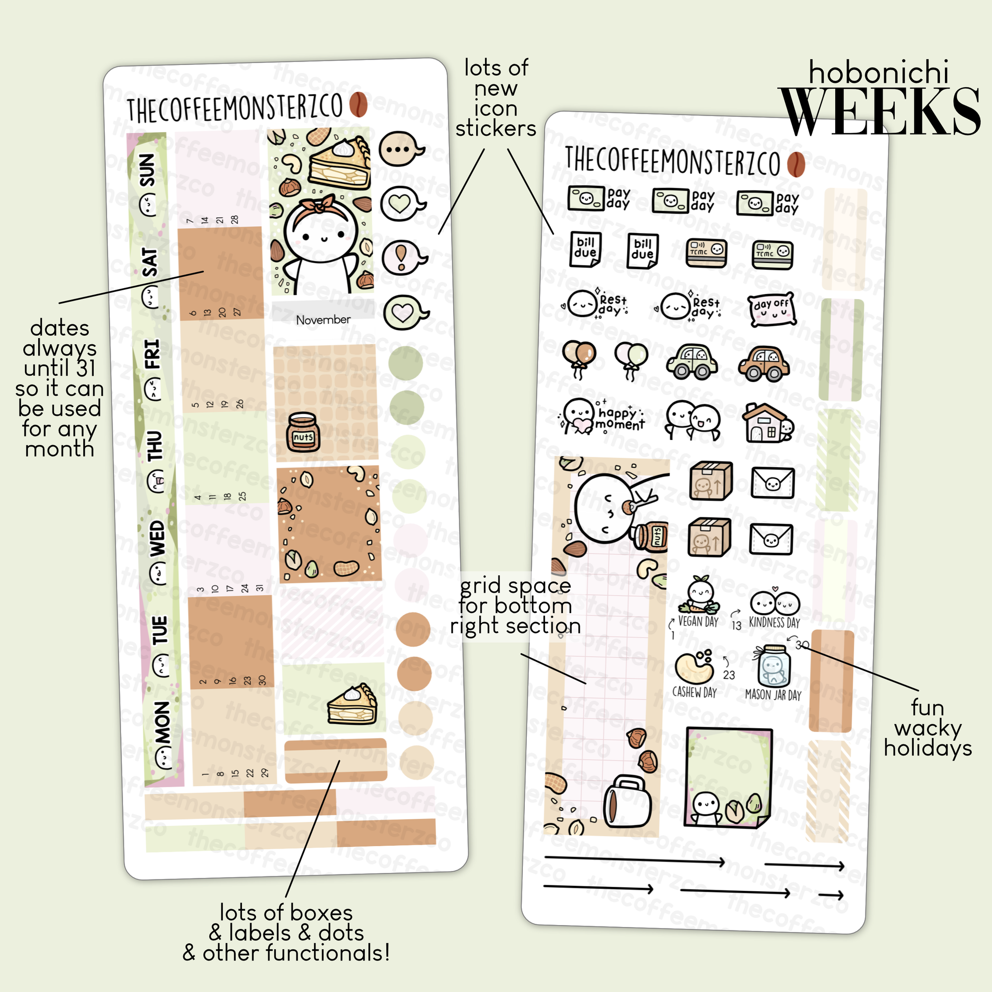 2023 Hobonichi Weeks Monthly Kits - Part 2