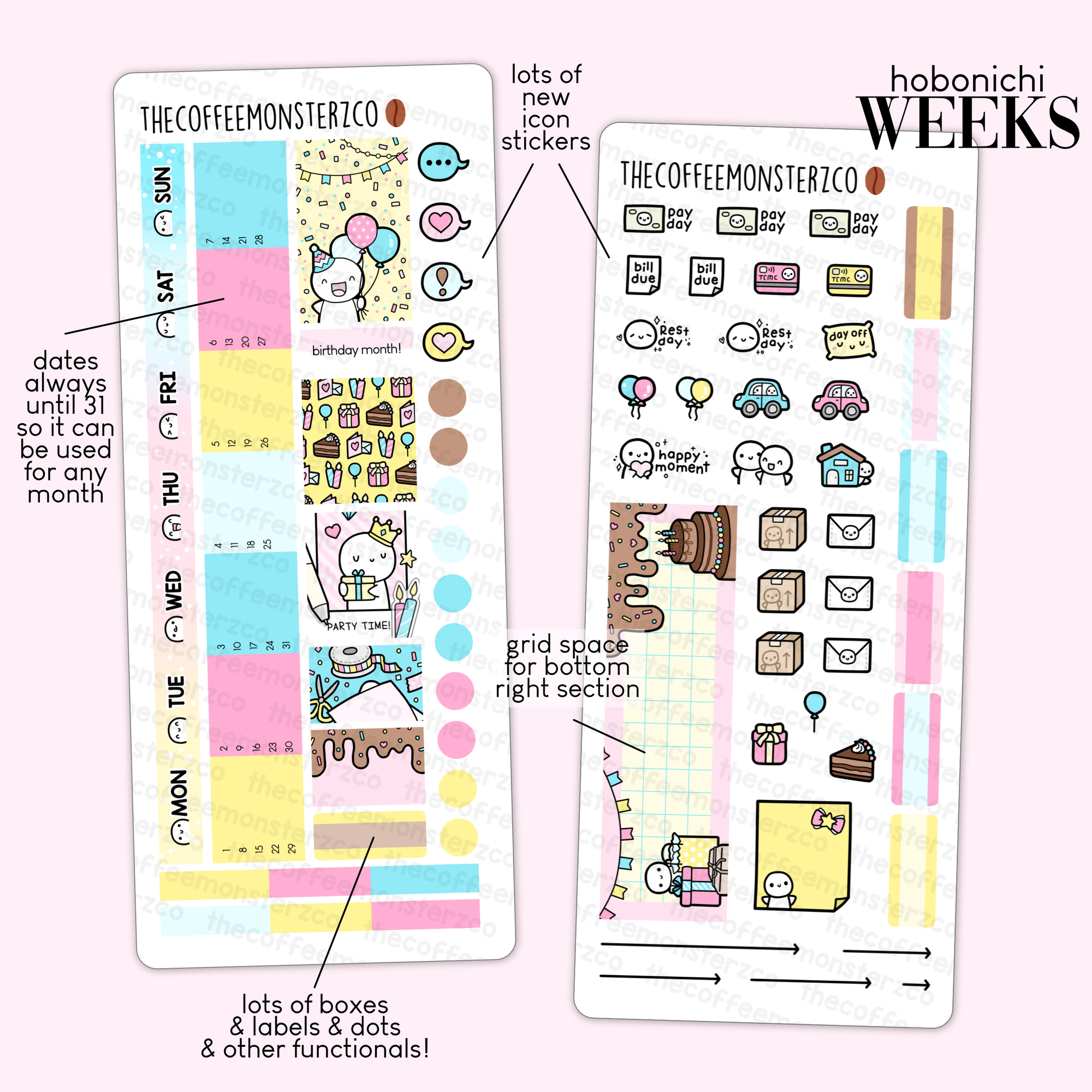 Birthday Monthly Kit (undated)