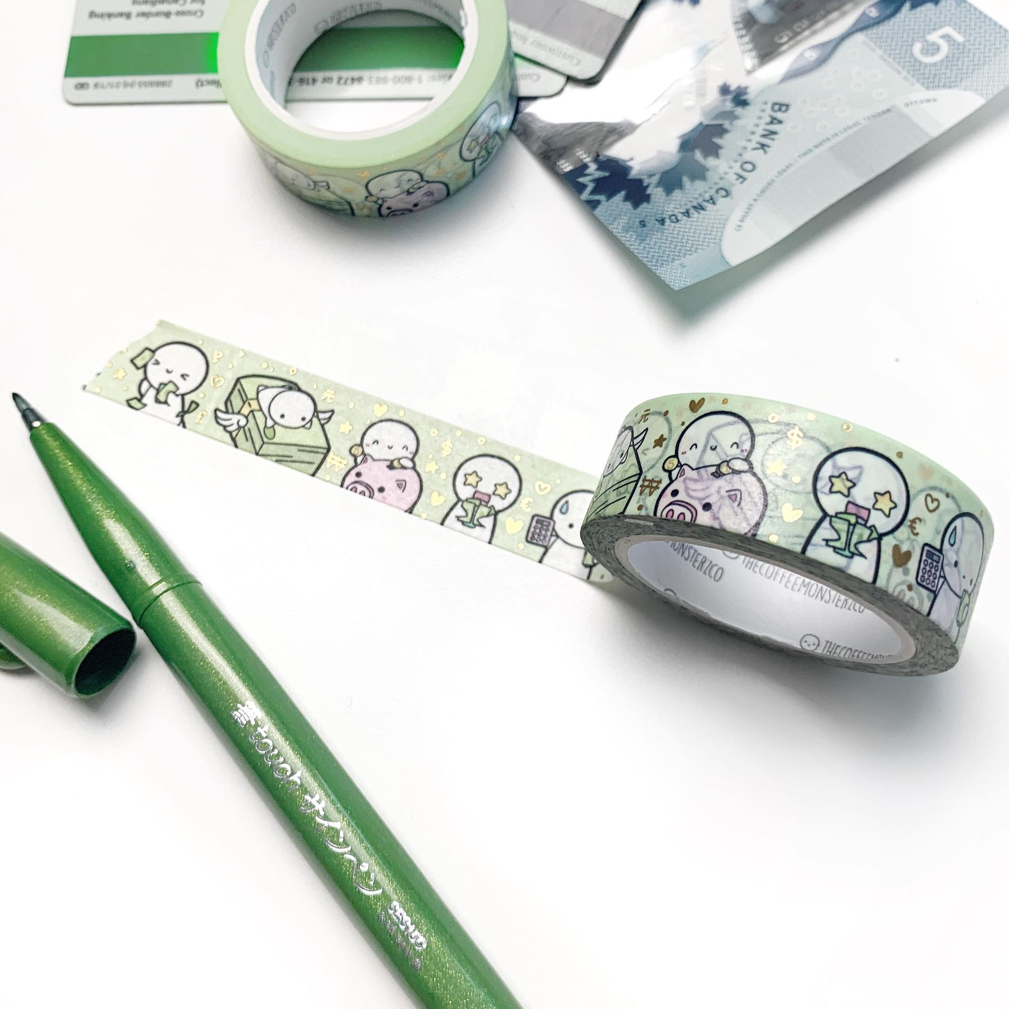 Bills & Budgeting Washi Tape - 15mm