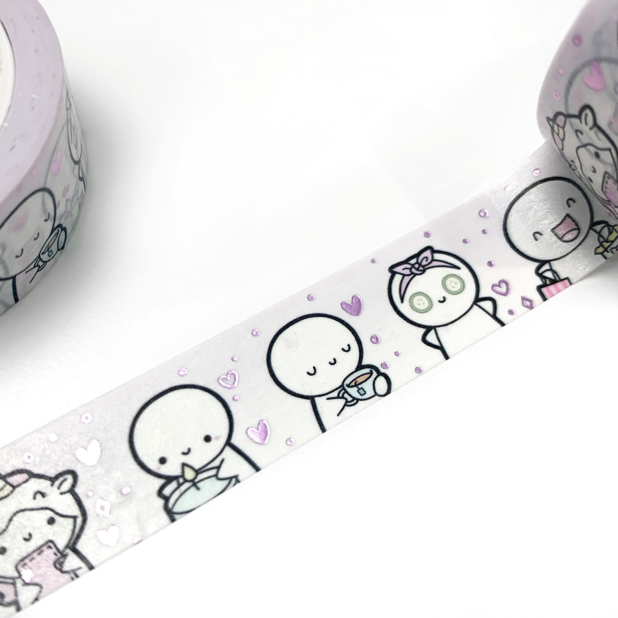 Self Care Emotis 2.0 Washi Tape - 15mm (1 per customer)
