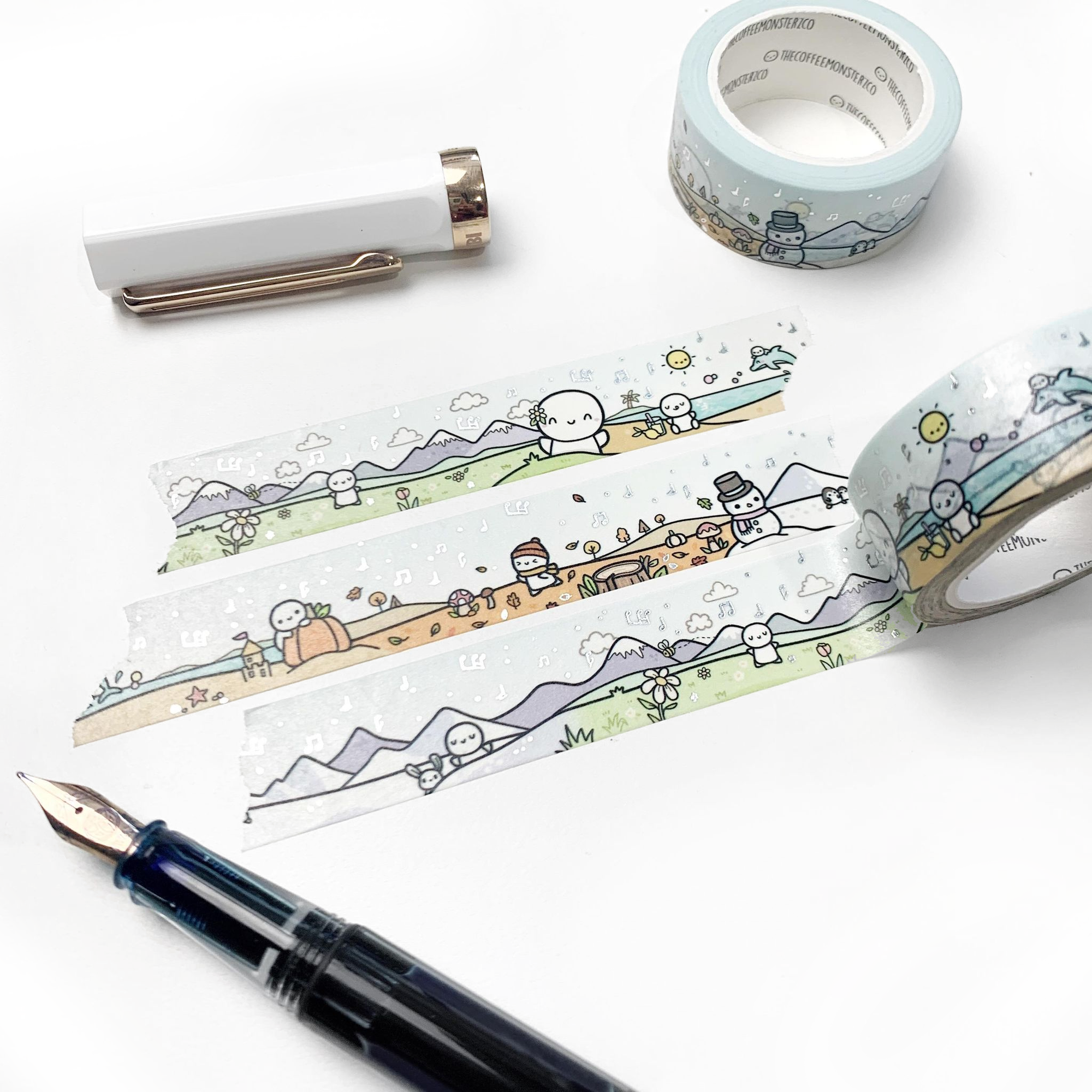 The Four Seasons Washi Tape - 18mm (1 per customer)