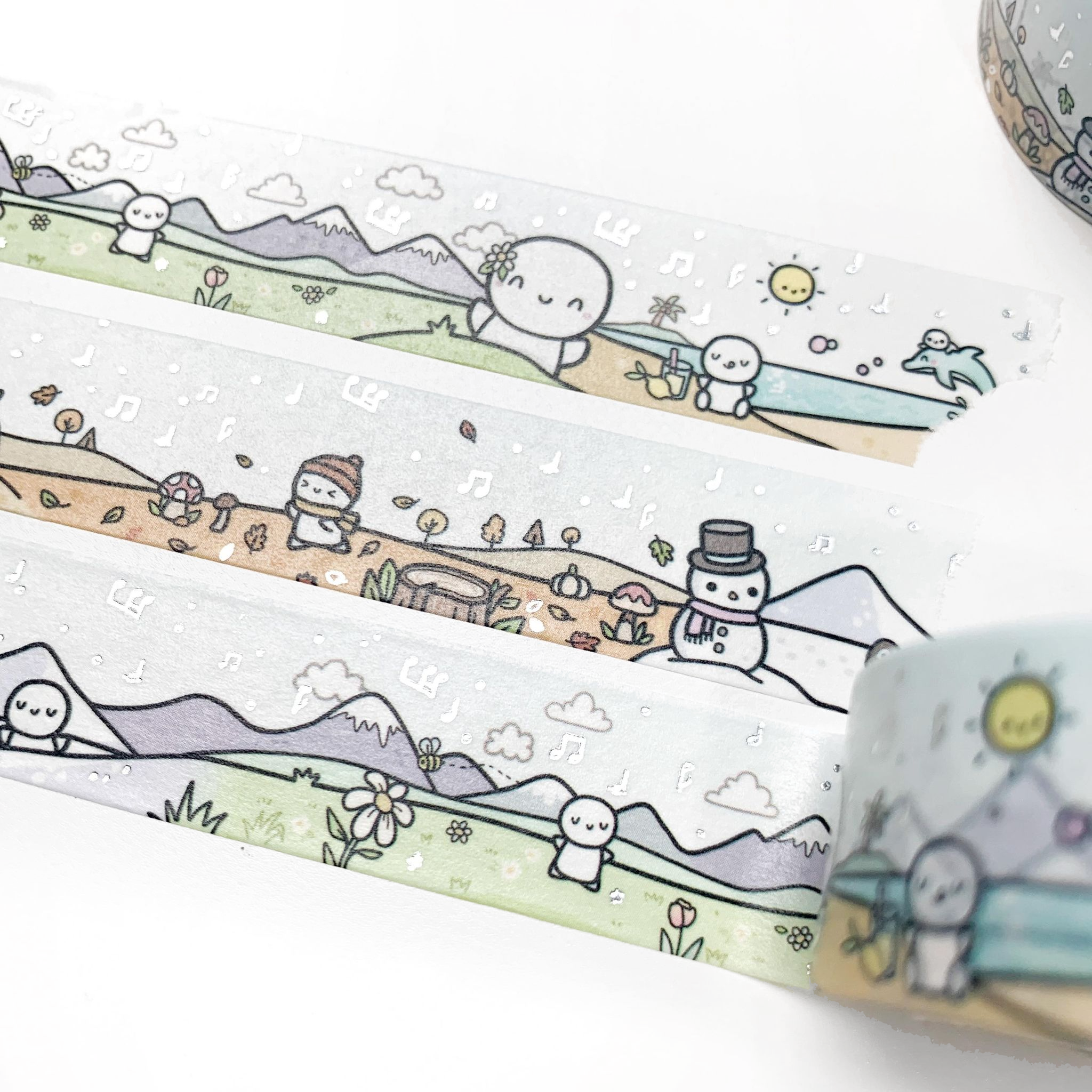 Four Seasons Washi Tape Sticker Set - Karma Kiss